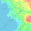 Kävlinge kommun topographic map, elevation, terrain