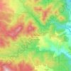 Coal Creek Canyon Study Area topographic map, elevation, terrain