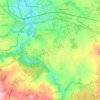 Ploumagoar topographic map, elevation, terrain