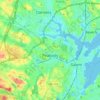 Peabody topographic map, elevation, terrain