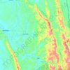 Rowangchhari Upazila topographic map, elevation, terrain