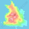 Arranmore topographic map, elevation, terrain