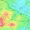 Águas Livres topographic map, elevation, terrain