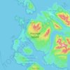 Porcher Island topographic map, elevation, terrain