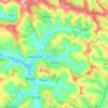 Cătina topographic map, elevation, terrain