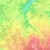 Coullons topographic map, elevation, terrain