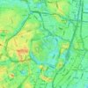 Chiyoda topographic map, elevation, terrain