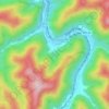 Rossmore topographic map, elevation, terrain