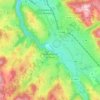 Saint-Martial-le-Mont topographic map, elevation, terrain