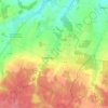 Moussonvilliers topographic map, elevation, terrain