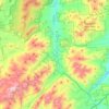 Town of Keene topographic map, elevation, terrain