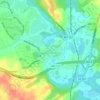 Upper Marlboro topographic map, elevation, terrain