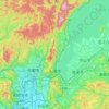 Otsu topographic map, elevation, terrain