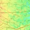 Suginami topographic map, elevation, terrain