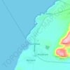 Gansbaai topographic map, elevation, terrain