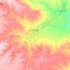 Tom Green County topographic map, elevation, terrain