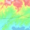 East Seme ward topographic map, elevation, terrain