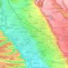 Craiova topographic map, elevation, terrain