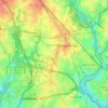 North Bethesda topographic map, elevation, terrain