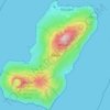 Bioko topographic map, elevation, terrain