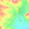 Bayanhongor topographic map, elevation, terrain