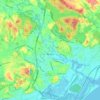 Saugus topographic map, elevation, terrain