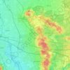 Ede topographic map, elevation, terrain