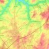 Feluy topographic map, elevation, terrain