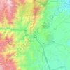 Mera topographic map, elevation, terrain