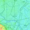 Adachi topographic map, elevation, terrain