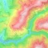 Beit Mery topographic map, elevation, terrain