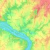 Travilah topographic map, elevation, terrain