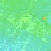 Woodbine topographic map, elevation, terrain