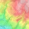 Épalinges topographic map, elevation, terrain