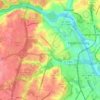 Fredericksburg topographic map, elevation, terrain