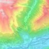 Tamins topographic map, elevation, terrain
