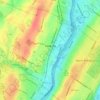 Belleville topographic map, elevation, terrain