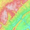 Snyder Township topographic map, elevation, terrain