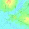 Patrington topographic map, elevation, terrain
