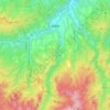 津南町 topographic map, elevation, terrain