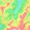 Adelboden topographic map, elevation, terrain