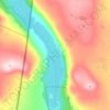 Grövelsjön topographic map, elevation, terrain