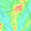 Twyning topographic map, elevation, terrain