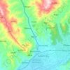 Bradashesh topographic map, elevation, terrain