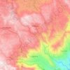 Granada topographic map, elevation, terrain