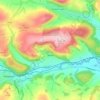 Stowe topographic map, elevation, terrain