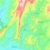 Apulo topographic map, elevation, terrain