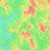 Kaavi topographic map, elevation, terrain