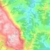 Riosa topographic map, elevation, terrain