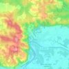 Le Fleix topographic map, elevation, terrain